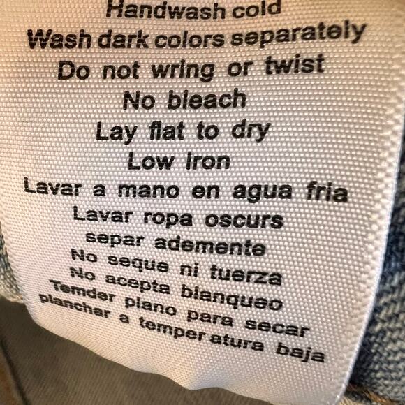 Judy Blue Dark Wash Distressed Plaid Lined Skinny Jeans Rustic Heritage 14W - Picture 9 of 10